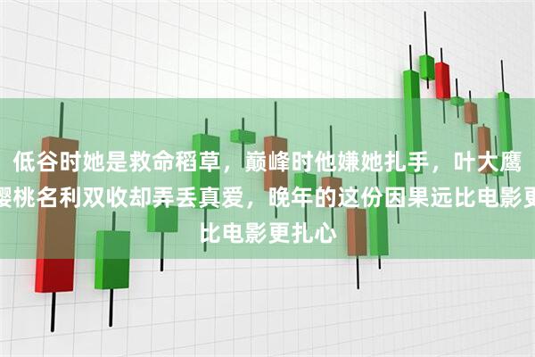 低谷时她是救命稻草，巅峰时他嫌她扎手，叶大鹰凭红樱桃名利双收却弄丢真爱，晚年的这份因果远比电影更扎心